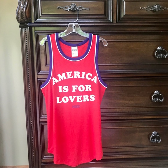 PINK America Muscle Tank 🇺🇸 | XS - Picture 2 of 5